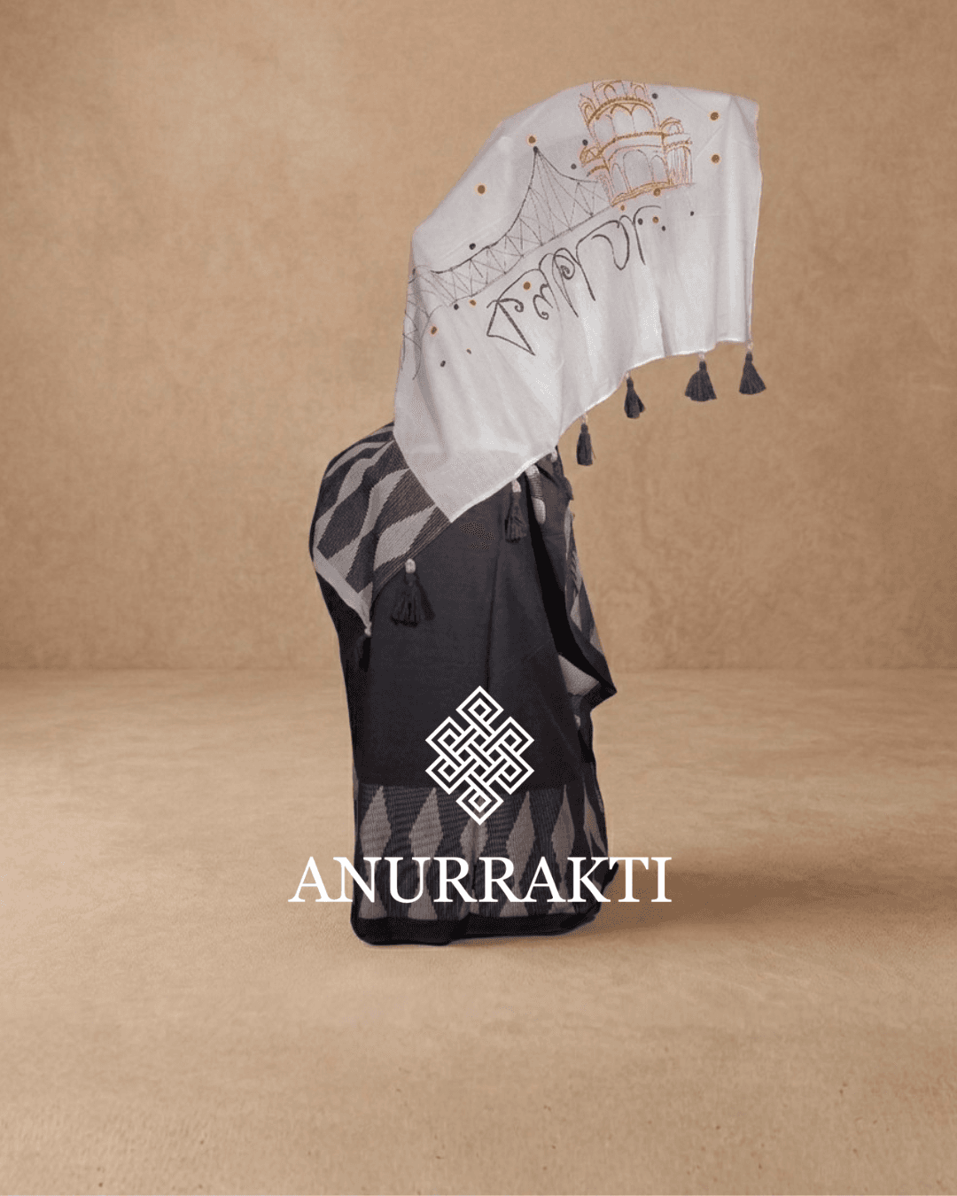 EHSAAS 01 saree shown as a complete product image